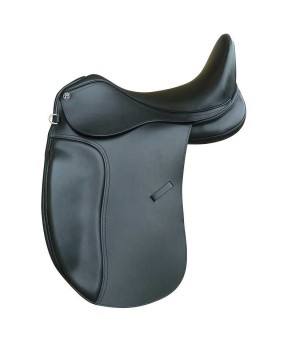 Silla de montar inglesa Omega Doma puentes intercambiables | Negro