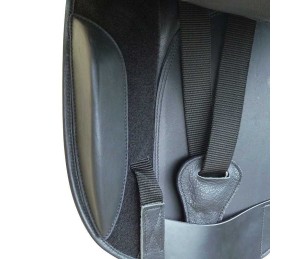 Silla de montar inglesa Omega Doma puentes intercambiables | Negro