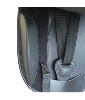 Silla de montar inglesa Omega Doma puentes intercambiables | Negro