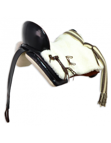 Silla de montar vaquera de fibra...