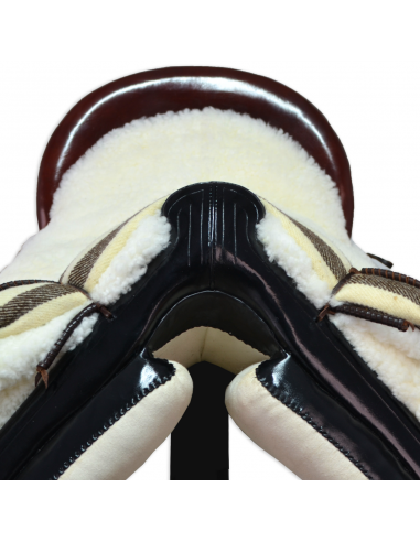 Silla de montar vaquera de fibra...