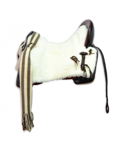 Silla de montar vaquera de fibra...