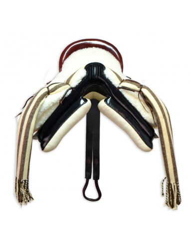 Silla de montar vaquera de fibra...