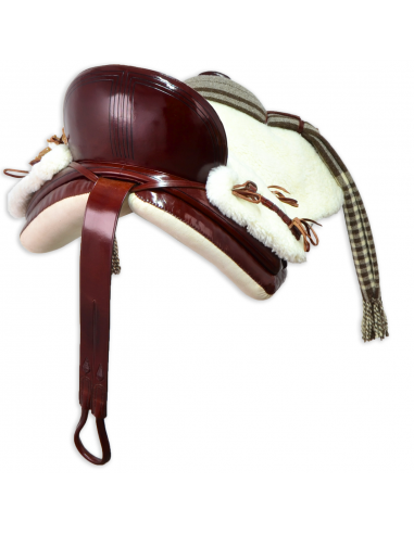 Silla de montar vaquera de fibra...