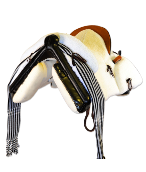 Silla de montar vaquera mixta 'Initium'| Negra