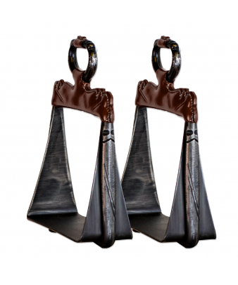 Estribo vaquero corto 'Los Nietos' | Fragua antideslizante