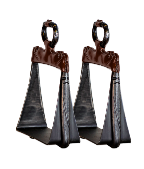 Estribo vaquero corto 'Los Nietos' | Fragua antideslizante