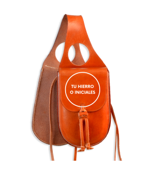 Alforja de perilla 'Los Nietos' | Personalización pergamino