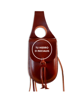 Alforja de perilla 'Los Nietos' | Personalización pergamino