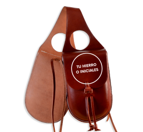 Alforja de perilla 'Los Nietos' | Personalización pergamino