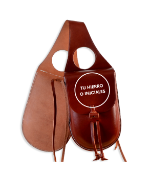 Alforja de perilla 'Los Nietos' | Personalización pergamino