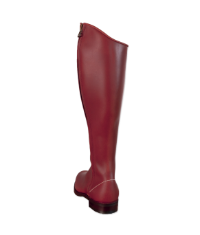 Bota 'Los Nietos' en ternera flor 1850 | Piso Sevilla | Color cereza