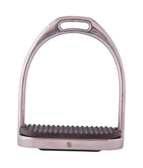 Estribo Acero Inoxidable BR Con Taco Negro