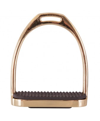 Estribo Acero Inoxidable BR Con Taco Negro