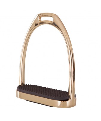 Estribo Acero Inoxidable BR Con Taco Negro