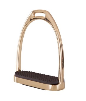 Estribo Acero Inoxidable BR Con Taco Negro