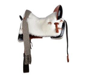 Silla de montar vaquera acoso y derribo | Negra