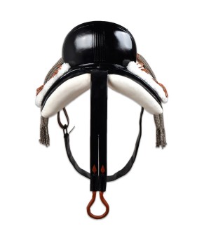 Silla de montar vaquera acoso y derribo | Negra