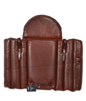 Grupera de piel con protección de concha