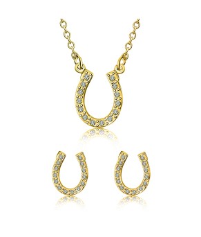 Conjunto de pendientes y collar Kiara