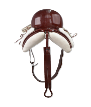 Silla de montar vaquera acoso y derribo | Chocolate