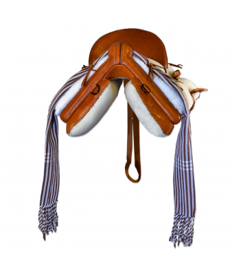 Silla de montar vaquera poni 'Initium'| Avellana