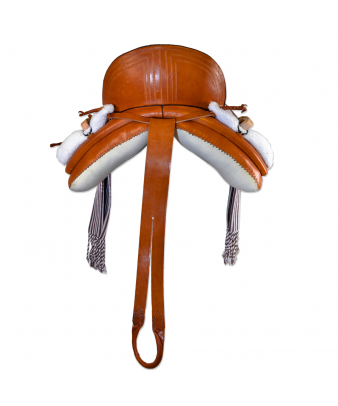 Silla de montar vaquera poni 'Initium'| Avellana