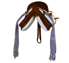 Silla de montar vaquera poni 'Initium'| Chocolate