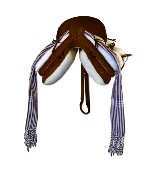 Silla de montar vaquera poni 'Initium'| Chocolate