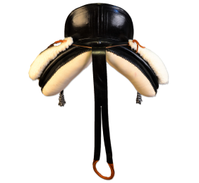 Silla de montar vaquera 'Initium' | Negra