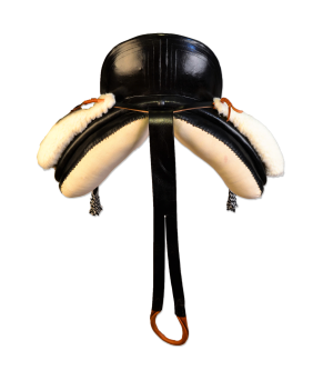 Silla de montar vaquera 'Initium' | Negra