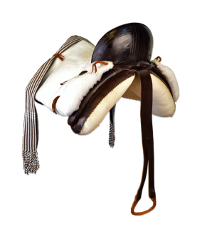 Silla de montar vaquera 'Initium' | Chocolate