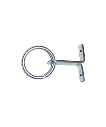 Argolla con garra galvanizada