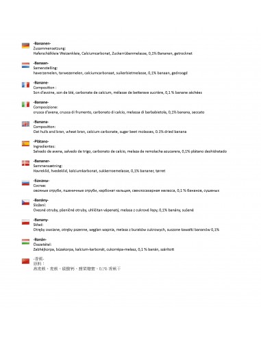 Golosina Caballo HKM 750G | Sabor Banana