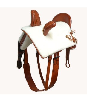 Silla de montar amazonas 'Los Nietos' | Modelo 'Centenaria' | Moteada Avellana