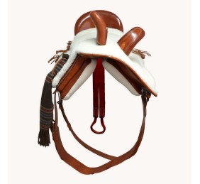 Silla de montar amazonas 'Los Nietos' | Modelo 'Centenaria' | Moteada Avellana