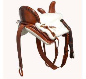 Silla de montar amazonas 'Los Nietos' | Modelo 'Centenaria' | Moteada Avellana