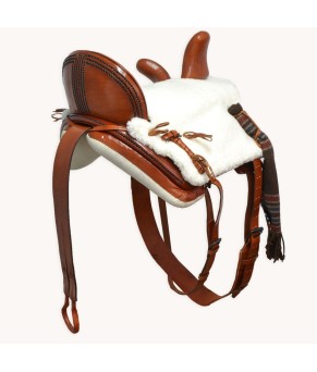 Silla de montar amazonas 'Los Nietos' | Modelo 'Centenaria' | Moteada Avellana