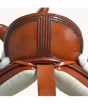 Silla de montar amazonas 'Los Nietos' | Modelo 'Centenaria' | Moteada Avellana