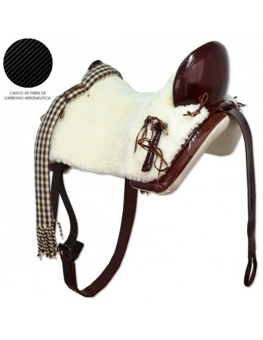 Silla de montar vaquera de fibra de...