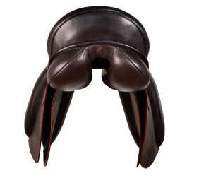 Silla inglesa doma Premium 'Neuss' | Marrón