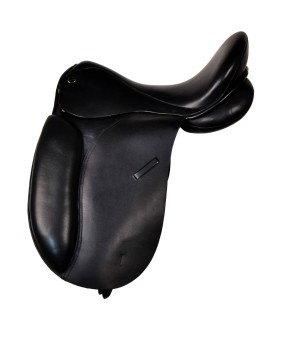 Silla inglesa doma Premium 'Neuss' | Negro