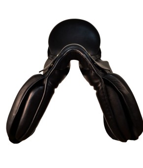 Silla inglesa doma Premium 'Neuss' | Negro