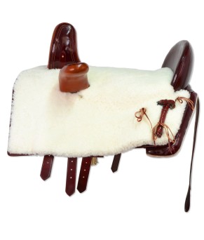 Silla de montar amazonas 'Los Nietos' | Modelo Centenaria | Chocolate