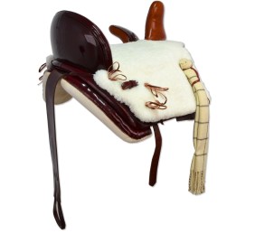 Silla de montar amazonas 'Los Nietos' | Modelo Centenaria | Chocolate