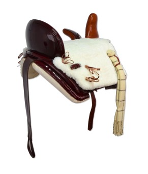 Silla de montar amazonas 'Los Nietos' | Modelo Centenaria | Chocolate