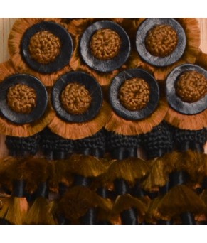 Mosquero de seda artesano premium | Marrón y negro