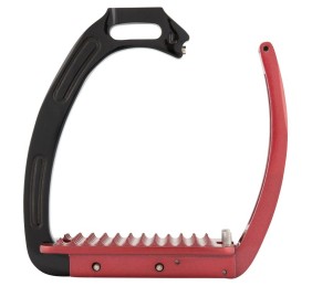 Estribos de seguridad Lavarone | Negro - Rojo