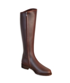 Bota serraje 1804 'Los Nietos' | Piso suela | Castaña