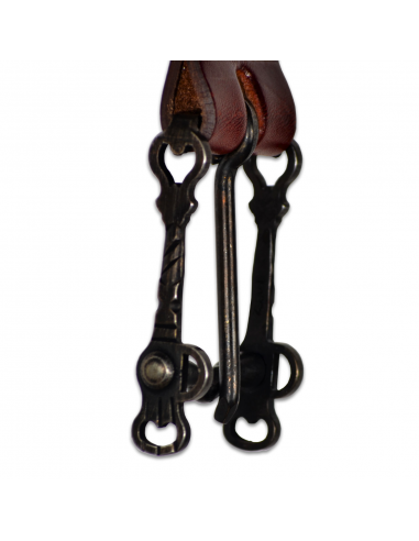 Cinturón hebilla bocado vaquero 'Los...